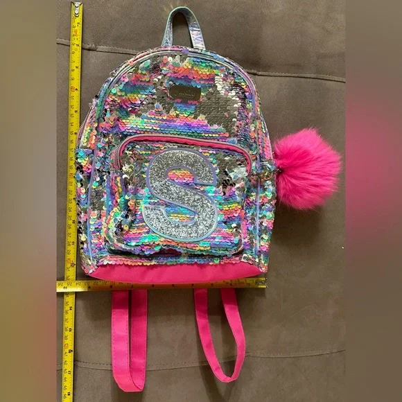 initial unicorn flip sequin mini backpack Justice Small Bleach White (Letter G): Buy Online at Best Price in UAE Bag Unicorn Mini Backpack Justice
